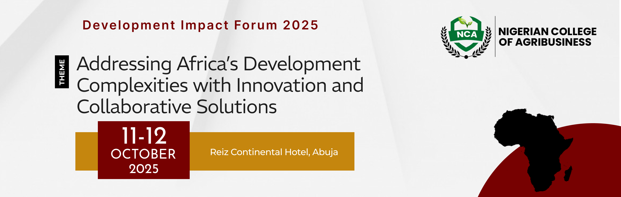 Addressing Africa Develoment